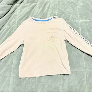 Vineyard Vines Kids' Light Pink Long Sleeve Tee